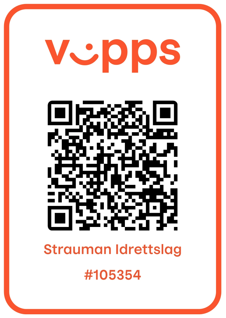 Støtt Strauman idrettslag. Bli med å realisere nytt dekke på grusbanen ved å vippse en donasjon til laget.